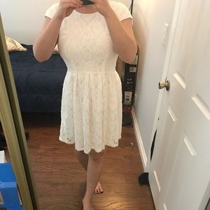 3 for $18 White lace cap sleeve dress size medium